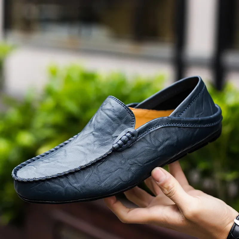 Herrenloafer aus echtem italienischem Leder - Image 8