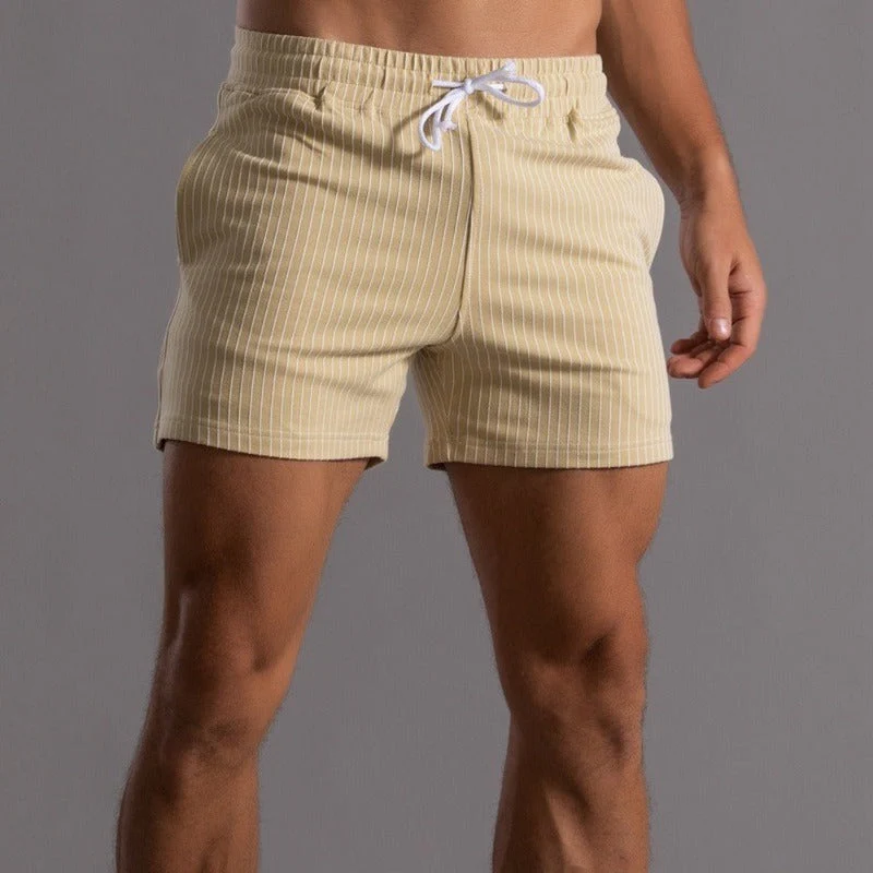 Stilvolle gestreifte Shorts für Herren - Image 4