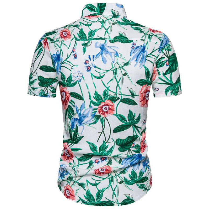 Stylisches Herren Urlaubs-Hemd aus Baumwolle und Leinen - Image 2