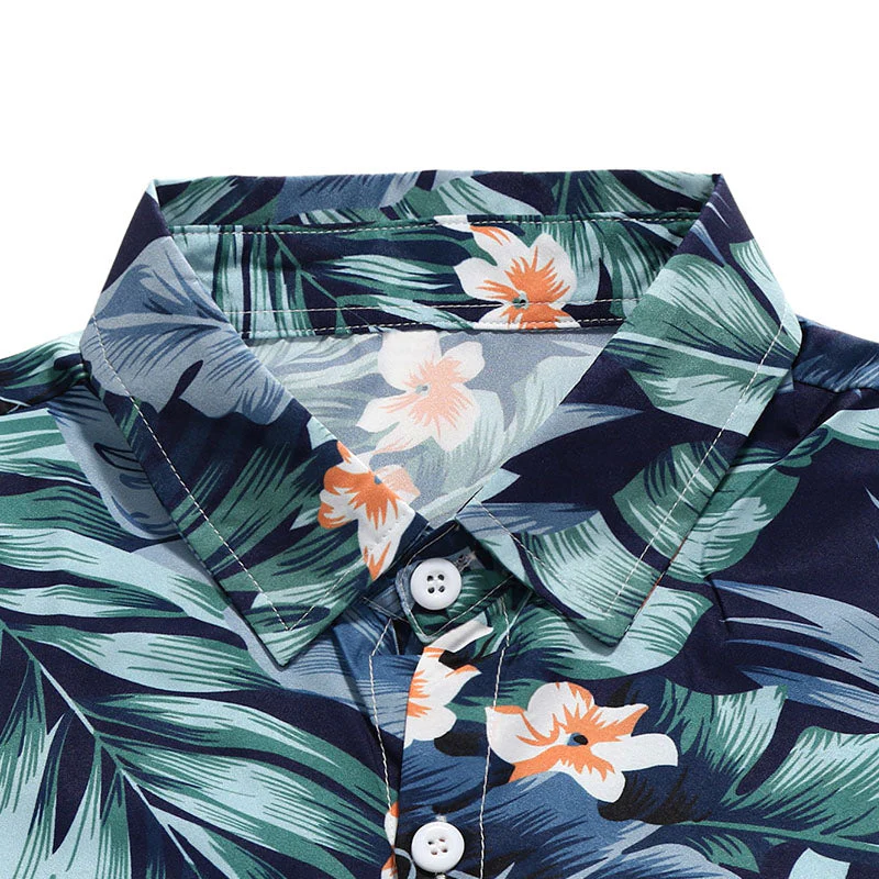 Stylisches Herren Kurzarm Hemd mit Hawaii Design - Image 5