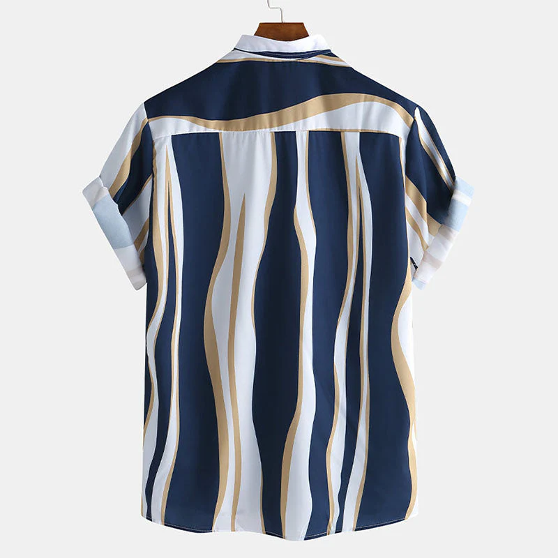 Gestreiftes Herren Polo Shirt für jeden Anlass - Image 2