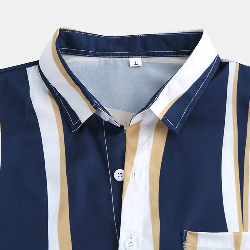 Gestreiftes Herren Polo Shirt für jeden Anlass - Image 4