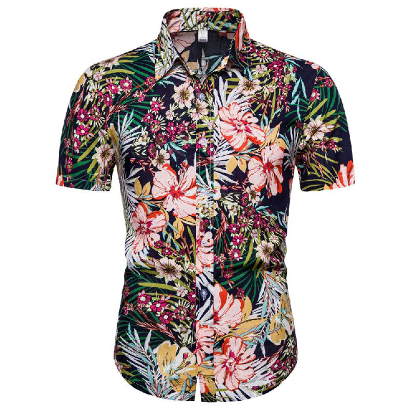 Herren Kurzarm Hemd im Maritim Design - Image 6