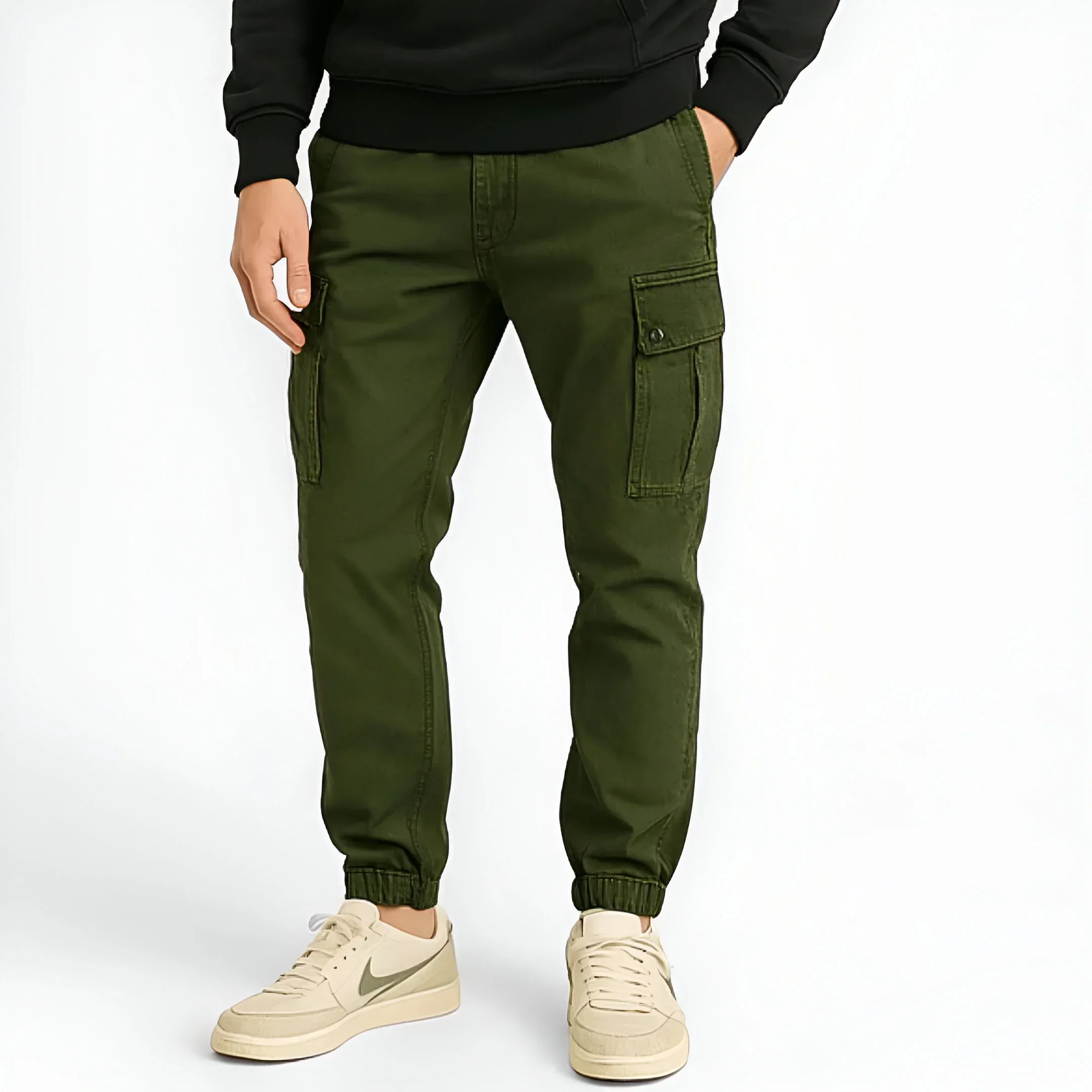 Baumwoll Cargo Herren Hose - Image 7