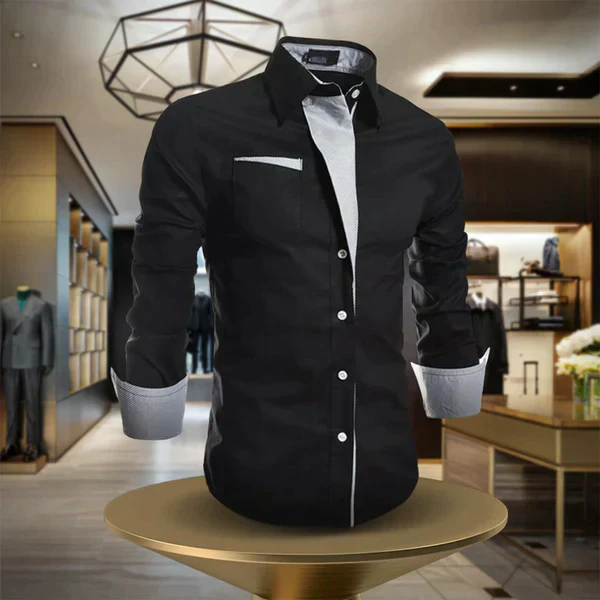 Elegantes Herren-Baumwollhemd - Image 4