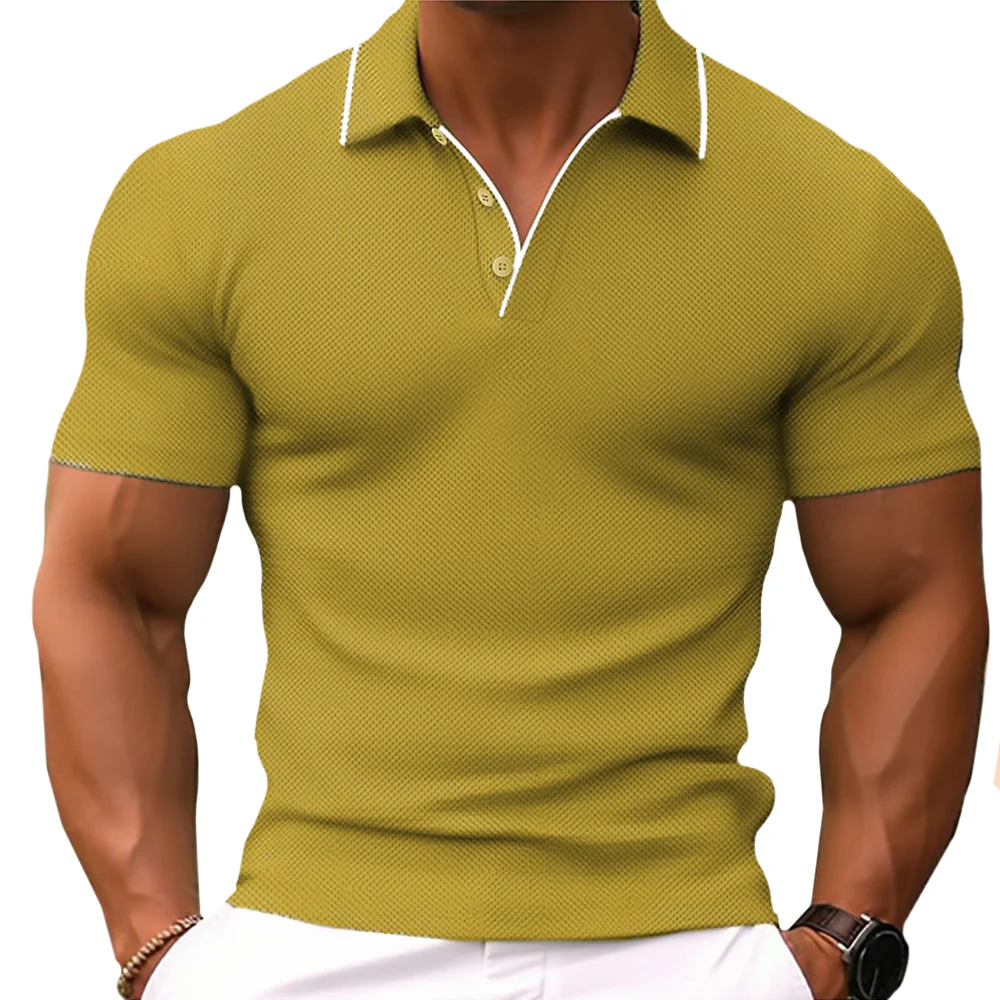 Slim Fit Herren Polo Shirt mit Knopfleiste - Image 4