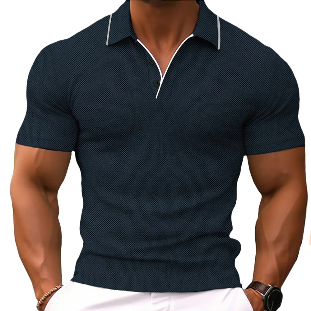 Slim Fit Herren Polo Shirt mit Knopfleiste - Image 5