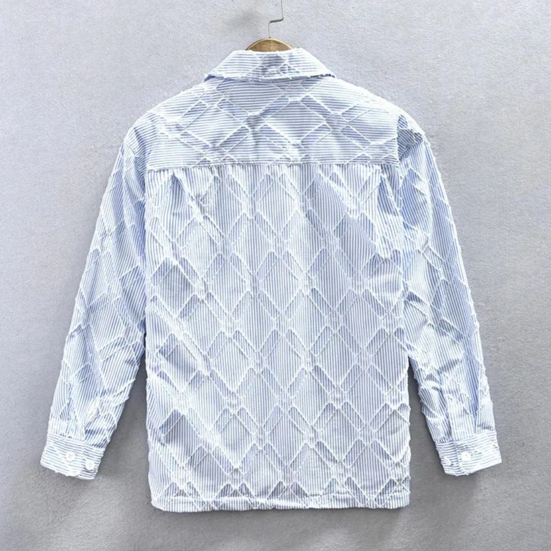 Hochwertige Herren Business-Bluse in Klassischem Blau - Image 2