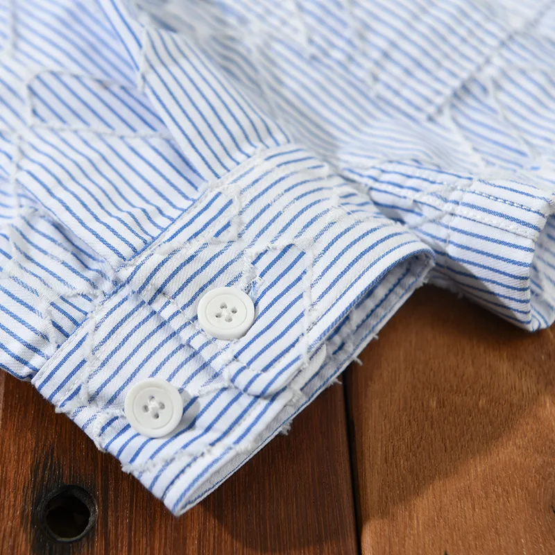 Hochwertige Herren Business-Bluse in Klassischem Blau - Image 6