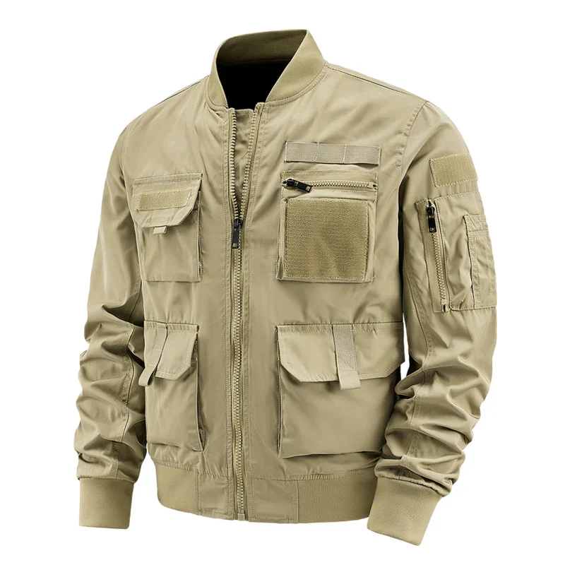 Funktionale Herren Cargo Jacke mit Multitaschen - Image 10