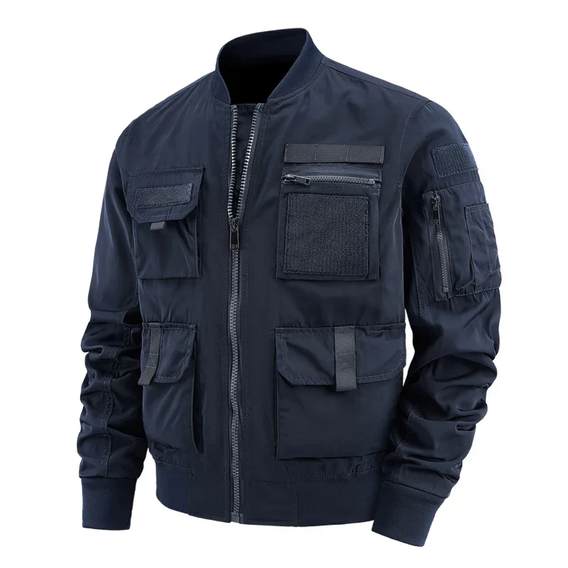 Funktionale Herren Cargo Jacke mit Multitaschen - Image 8