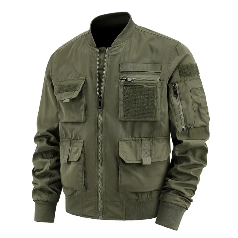 Funktionale Herren Cargo Jacke mit Multitaschen - Image 9