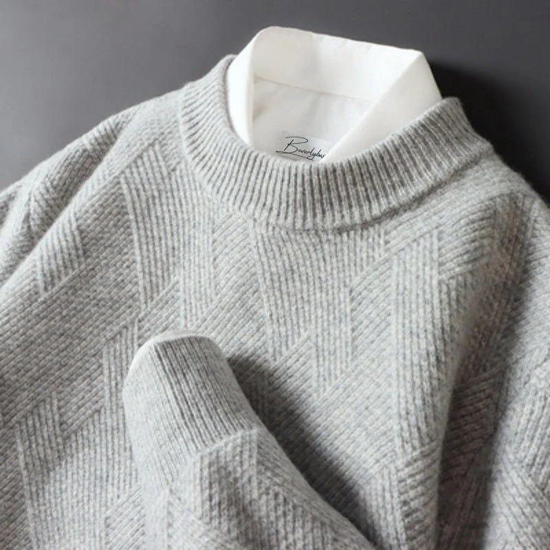 Eleganter Herren Cashmere Pullover in verschiedenen Farben - Image 2