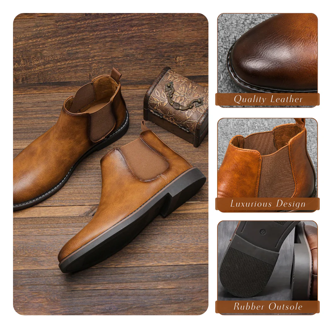 Komfortable Herren Chelsea Boots - Image 9