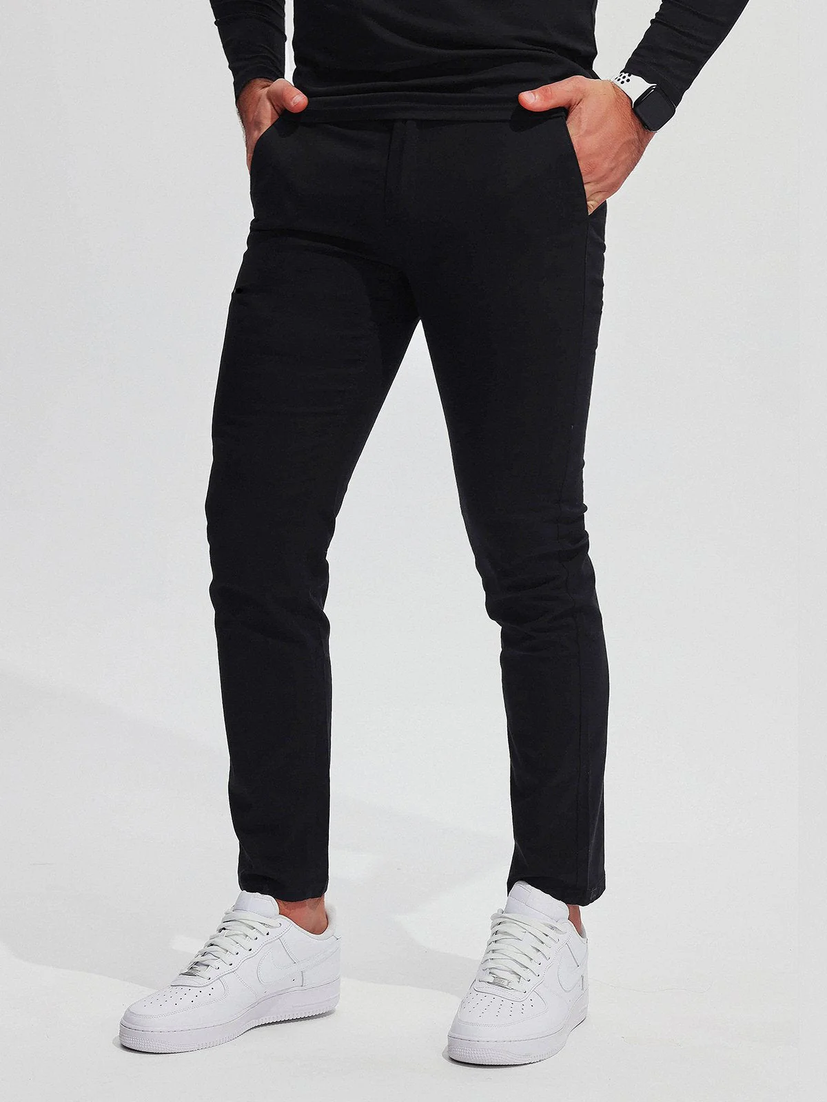 Hochwertige, dehnbare Herren-Chino-Hose aus pflegeleichtem Baumwoll-Mischgewebe - Image 9