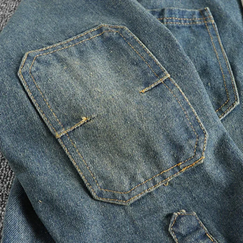 Used Look Denim Herren Hemd - Image 4