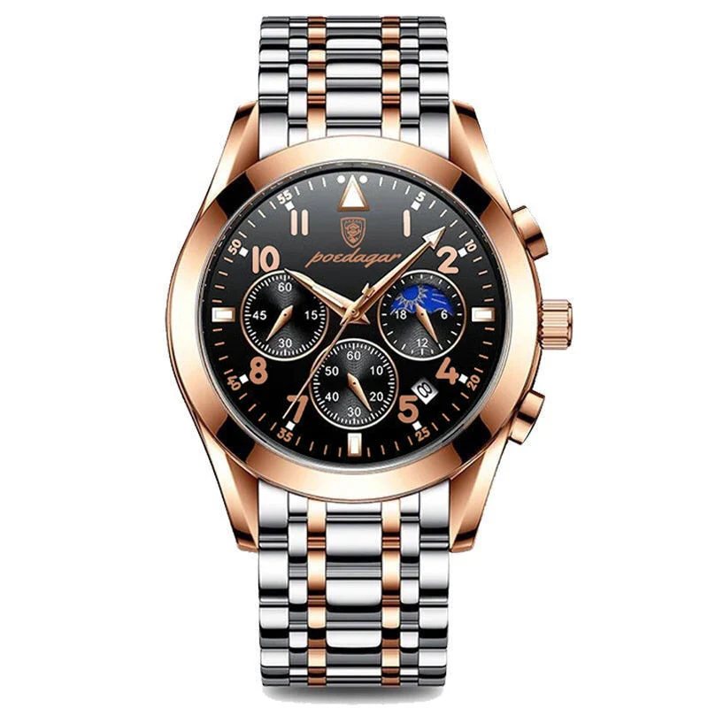 Elegante Herren Edelstahl-Armbanduhr - Image 3