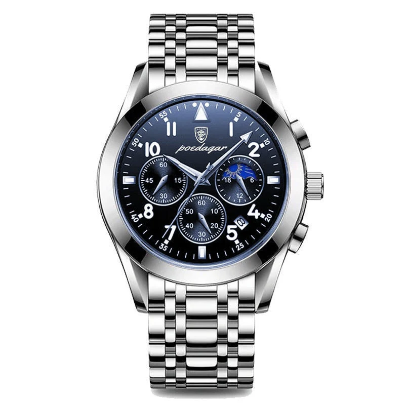 Elegante Herren Edelstahl-Armbanduhr - Image 5