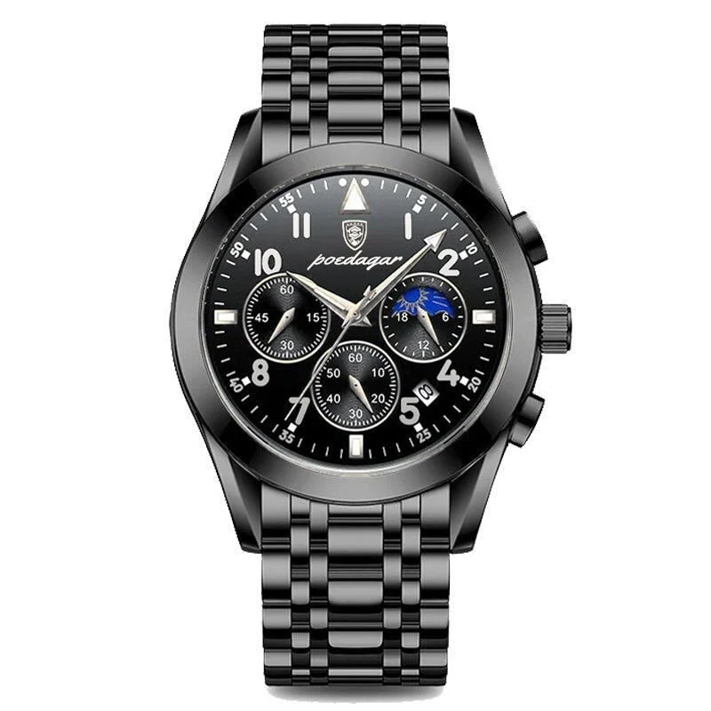 Elegante Herren Edelstahl-Armbanduhr - Image 6