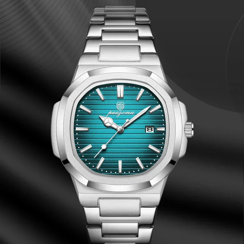 Elegante Herren Edelstahl Armbanduhr - Image 10