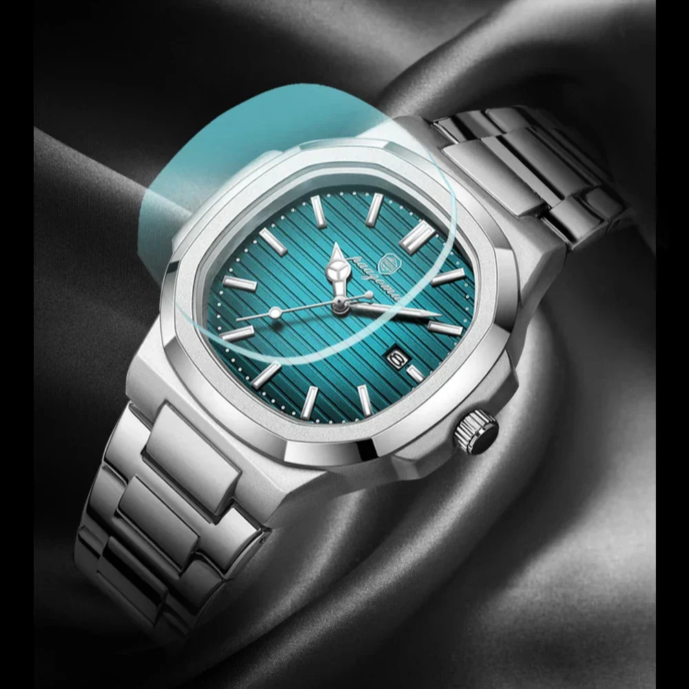 Elegante Herren Edelstahl Armbanduhr - Image 13