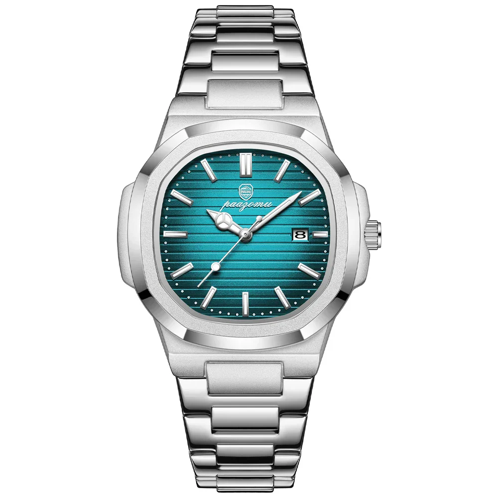 Elegante Herren Edelstahl Armbanduhr - Image 5