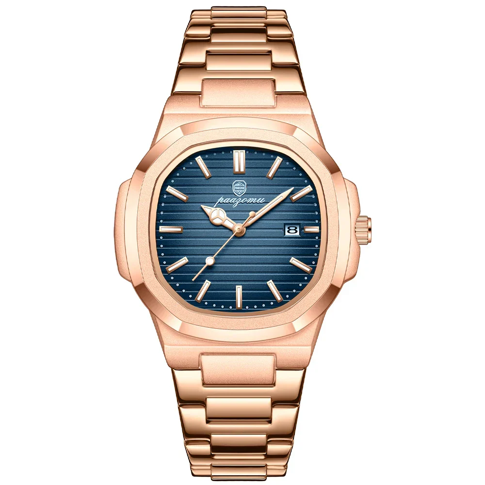 Elegante Herren Edelstahl Armbanduhr - Image 8