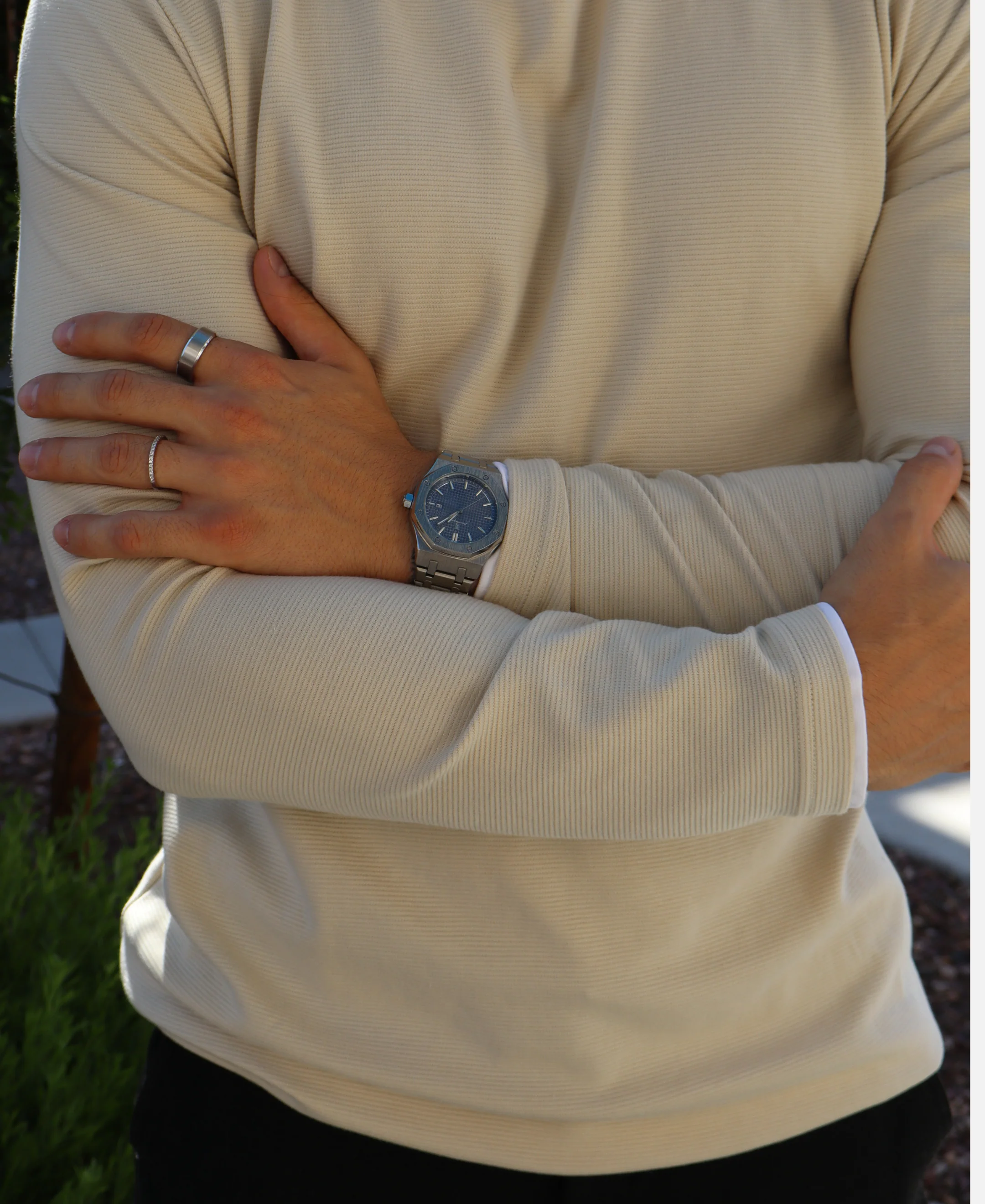 Elegante Herren Armbanduhr 41mm mit Edelstahlgehäuse - Image 7