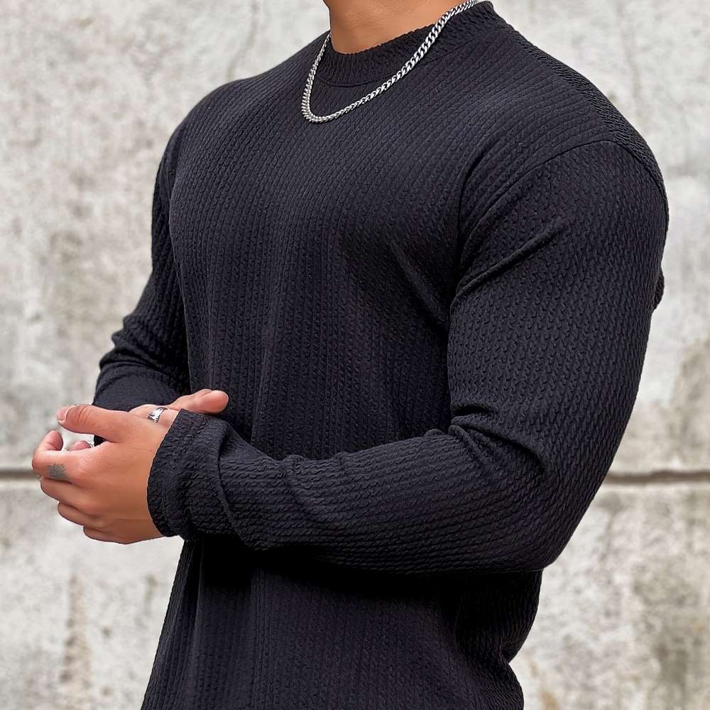 Sportlicher Herren Fitness Pullover - Image 4