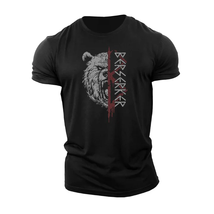 Lässiges Herren T-Shirt Kurzarm Baumwolle