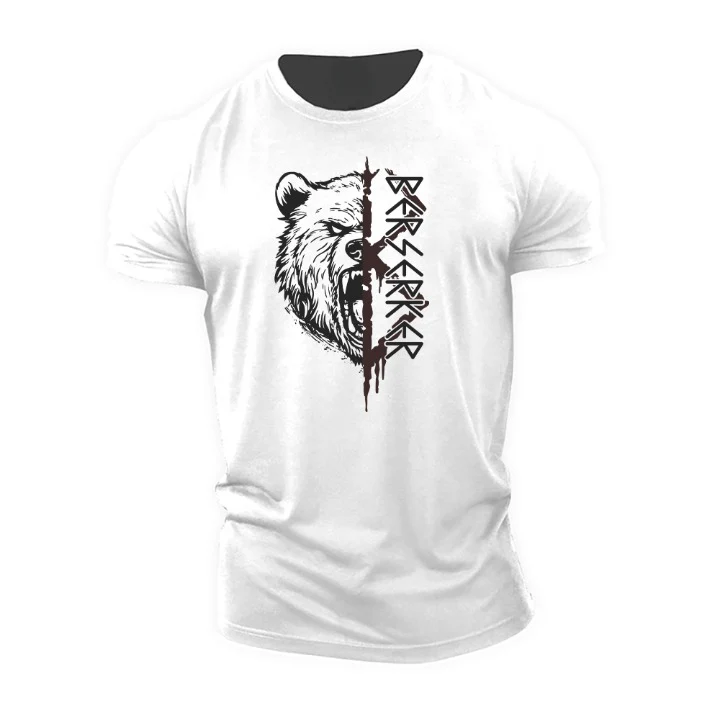 Lässiges Herren T-Shirt Kurzarm Baumwolle - Image 5