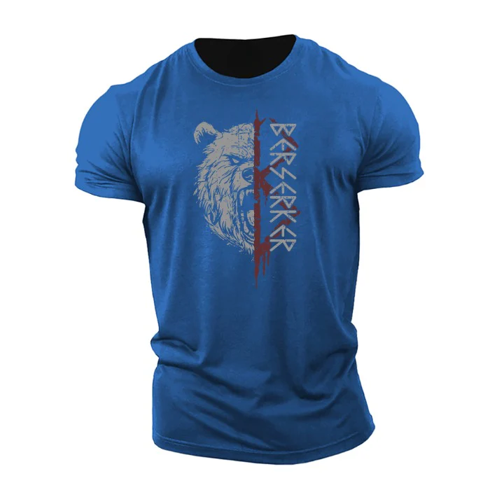 Lässiges Herren T-Shirt Kurzarm Baumwolle - Image 6