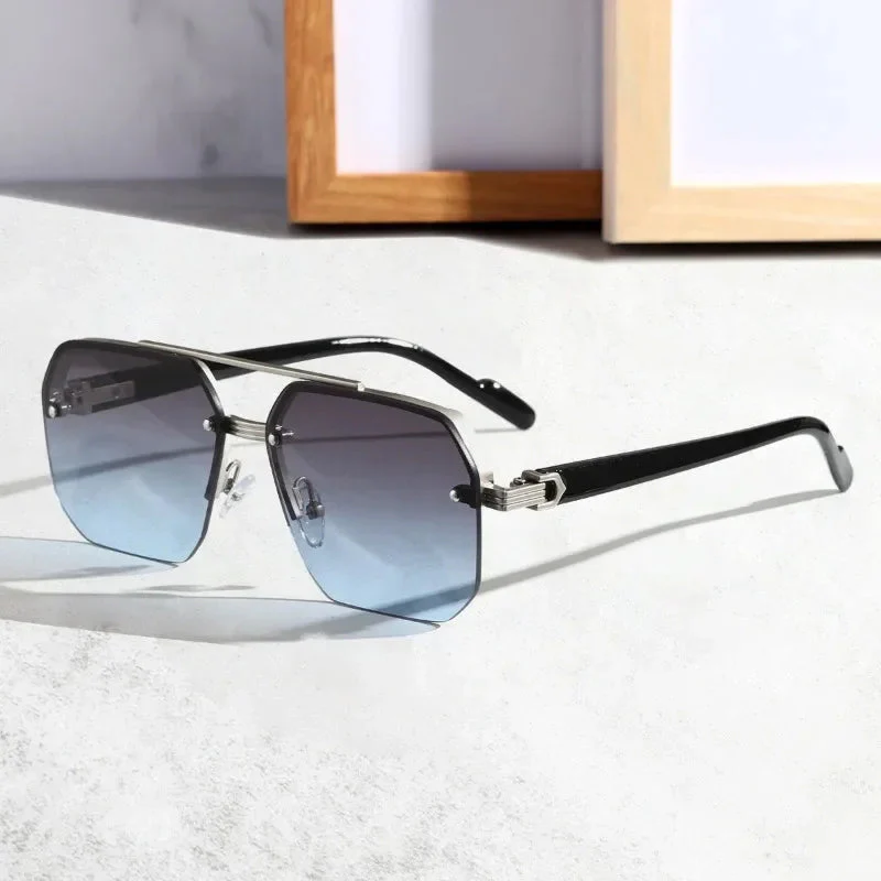 Geometrische Herren Sonnenbrille - Image 5