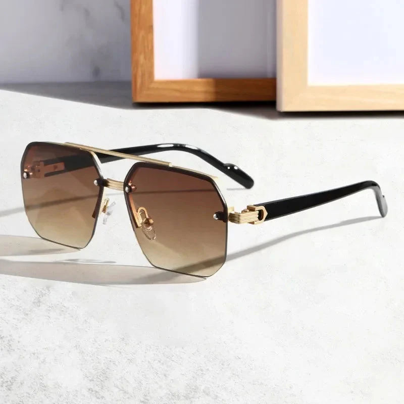 Geometrische Herren Sonnenbrille - Image 9
