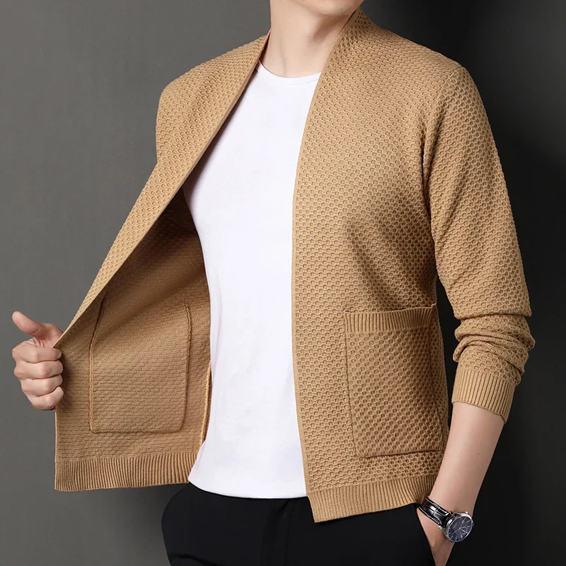 Eleganter Herren Jacquard Blazer mit dezentem Muster - Image 3