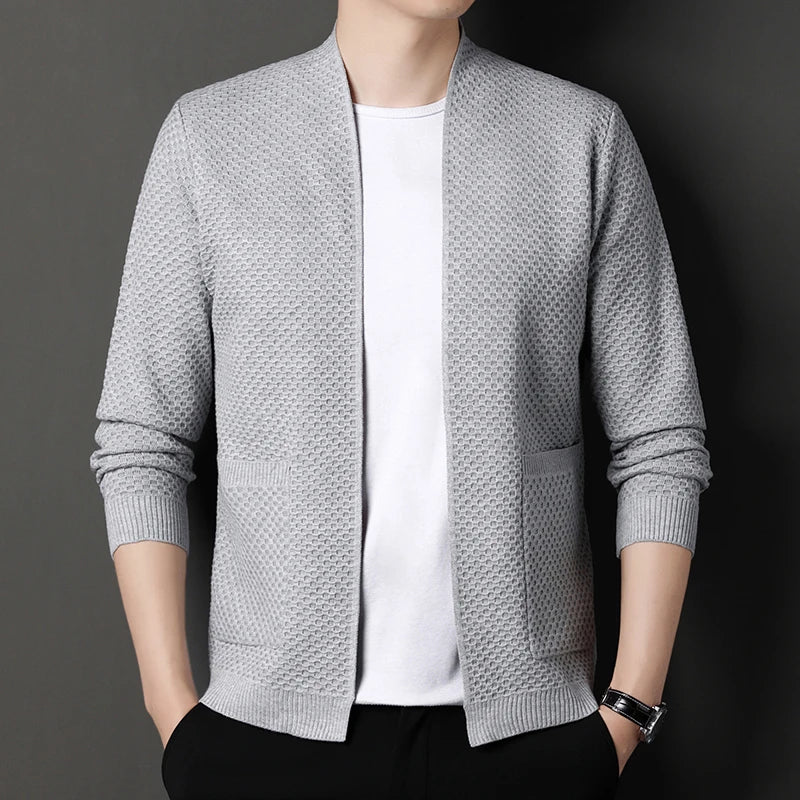 Eleganter Herren Jacquard Blazer mit dezentem Muster - Image 4