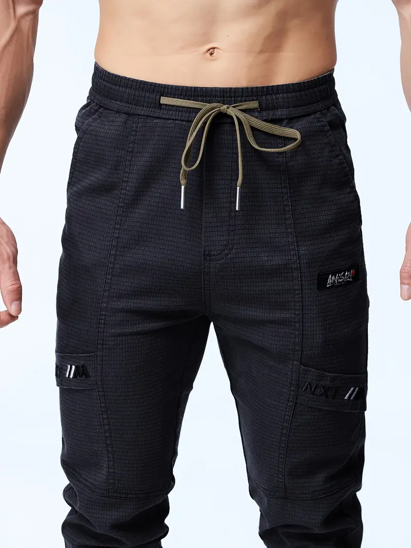 Herren Jogger mit Kordelzug und Stretch-Tapered-Fit - Image 7