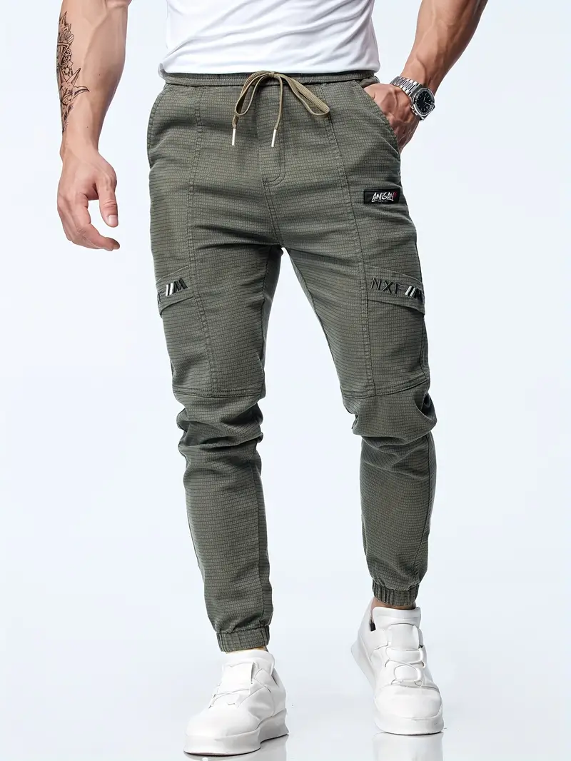 Herren Jogger mit Kordelzug und Stretch-Tapered-Fit - Image 8