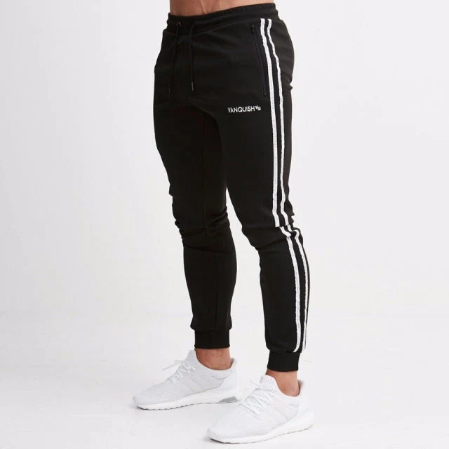 Sportliche Herren Jogginghose Slim Fit Training Fitness - Image 3