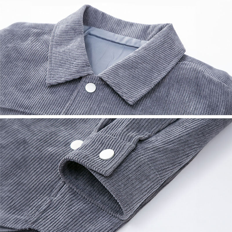 Hochwertige Herren Kord Übergangsjacke Klassisch - Image 10