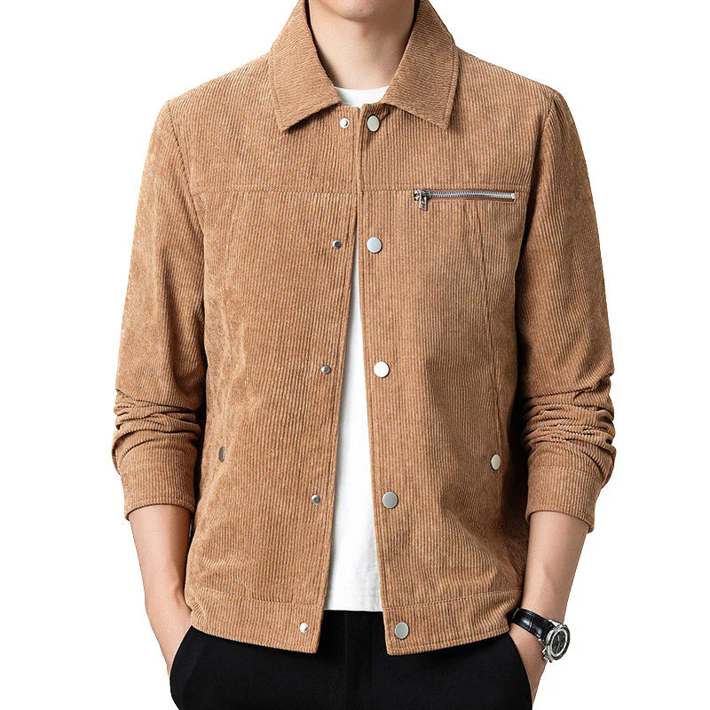 Hochwertige Herren Kord Übergangsjacke Klassisch - Image 2