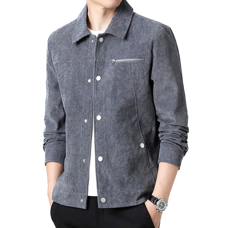 Hochwertige Herren Kord Übergangsjacke Klassisch - Image 6