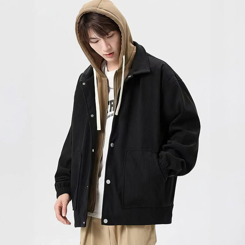 Kord Kapuzenjacke für Herren - Gefüttert - Image 10