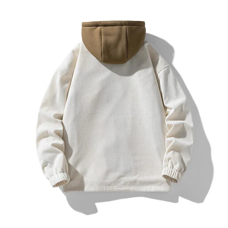 Kord Kapuzenjacke für Herren - Gefüttert - Image 8