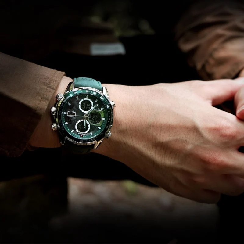 Elegante Herren Armbanduhr Marine - Image 2