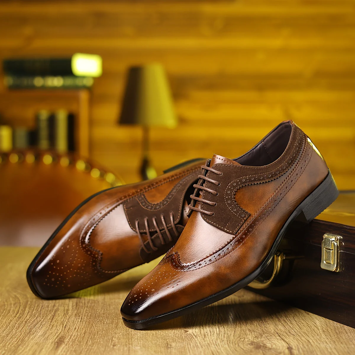 Elegante Herren Leder Business Schuhe - Image 4