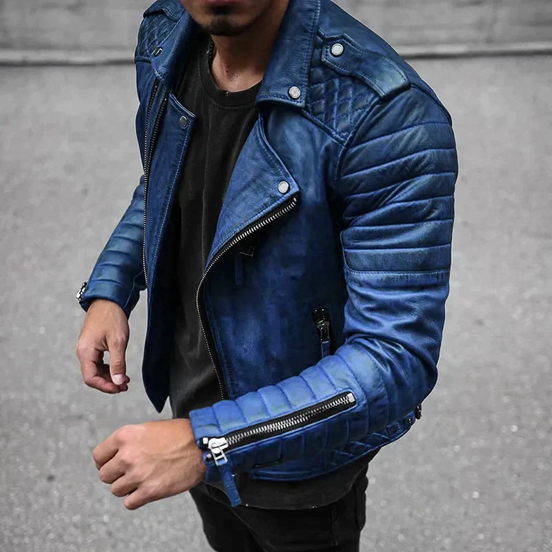 Elegante Herren Lederjacke - Image 3