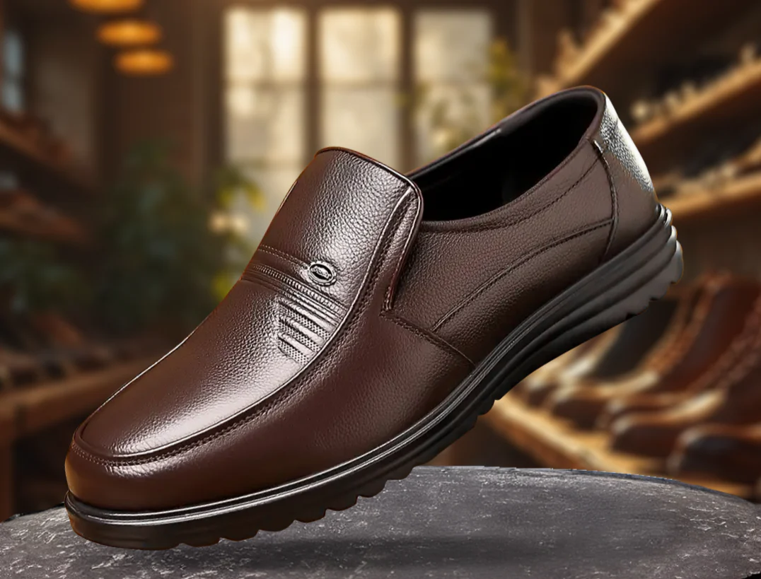Bequeme Leder Herren Loafer - Image 3