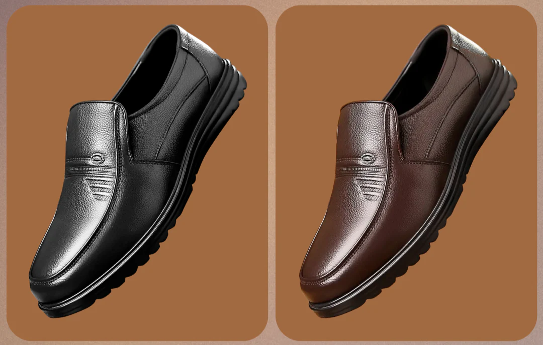 Bequeme Leder Herren Loafer - Image 7