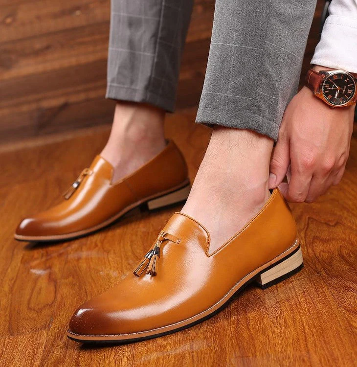 Elegante Herren Leder Loafer - Image 3